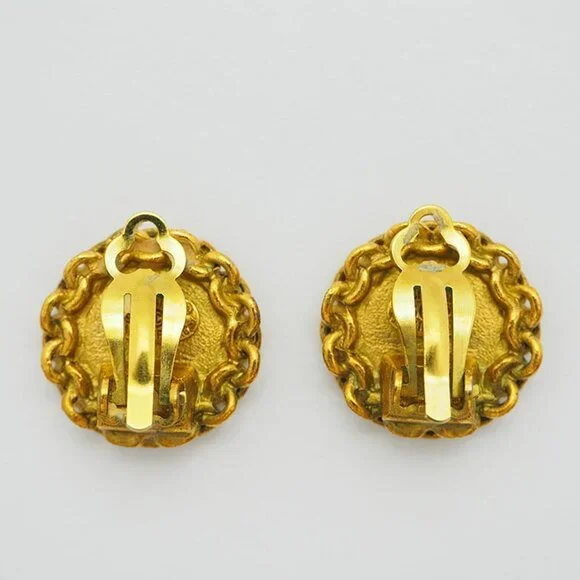 CHANEL Authentic Gold Earrings